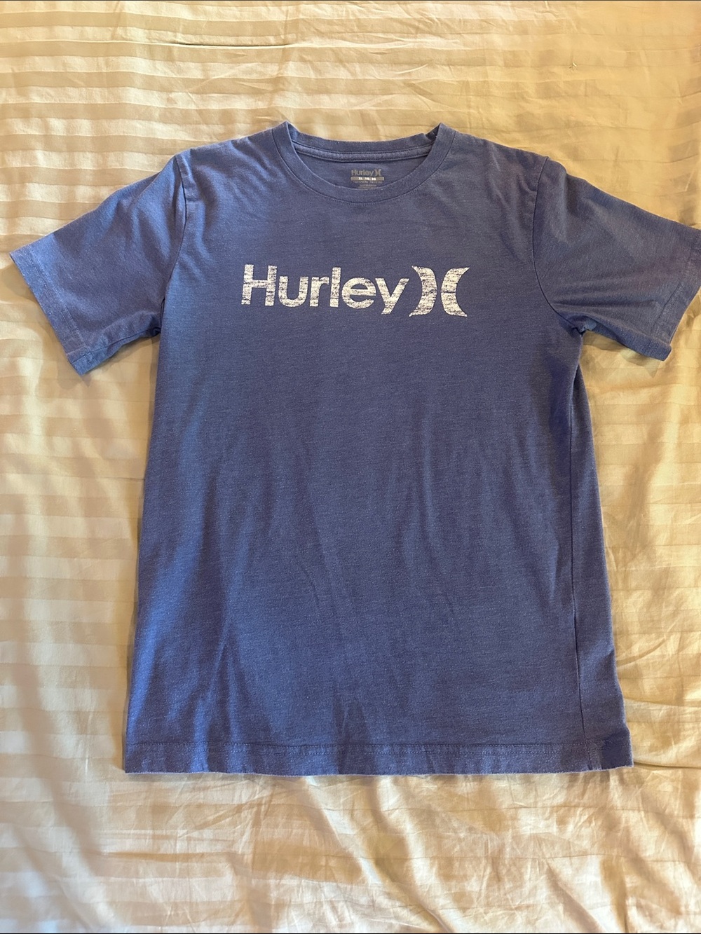 Hurley Blue Graphic Logo Tee